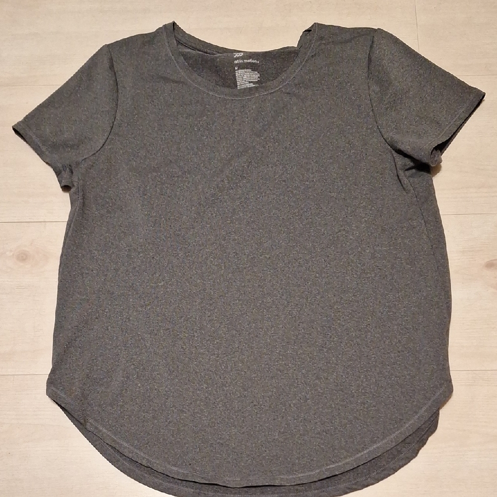 All in Motion Charcoal Short Sleeve Tee